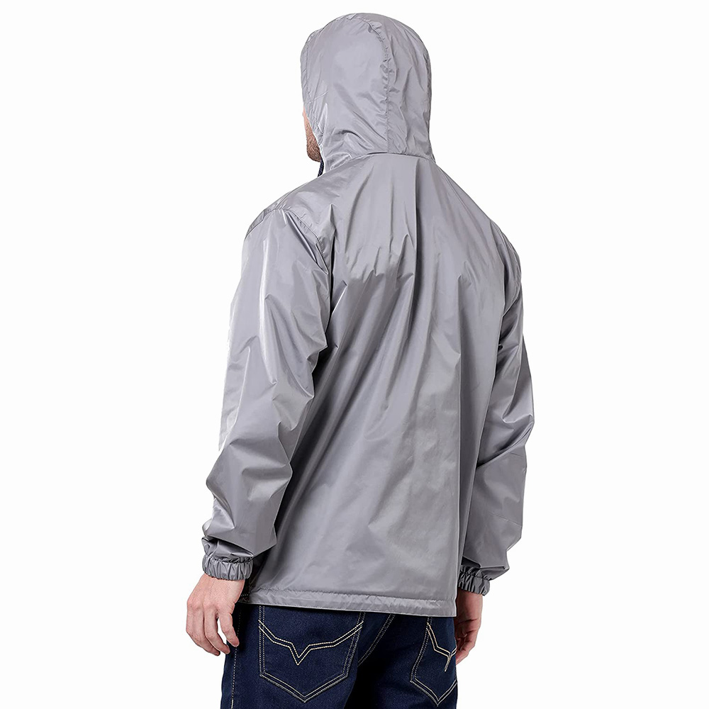 Hestic Sports Wear Summer Hiking Farm Work Rain Jacket Man PU Hooded Rainsuit Pants Outdoor Hunter Fashion Mens Raincoat